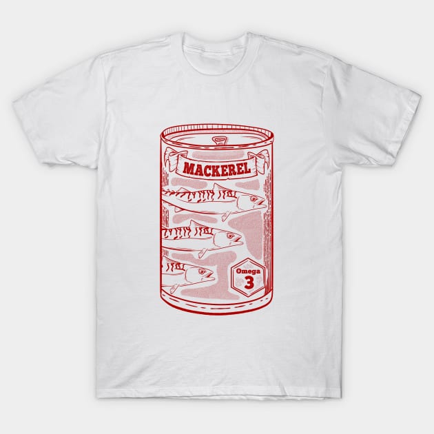 Mackerel Omega 3 T-Shirt by mailboxdisco